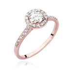 Inel Aur 14K cu Diamante de Laborator 0.74 ct - Imagine 7
