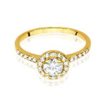 Inel Aur 14K cu Diamante de Laborator 0.74 ct - Imagine 2