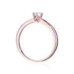Inel Aur 14K W553 Diamant Cultivat 0.40ct - Imagine 6