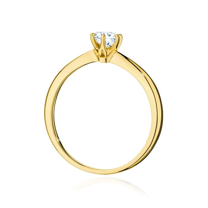 Inel Aur 14K W0553 Diamant 0.50ct - Imagine 3