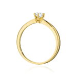 Inel Aur 14K W553 Diamant Cultivat 0.40ct - Imagine 3