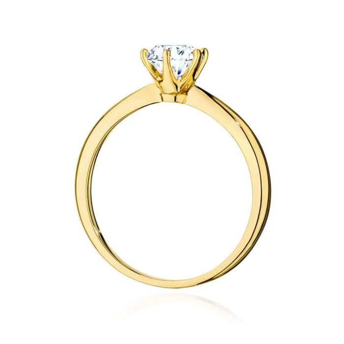 Inel Aur 14K cu Diamant de Laborator 0.70 ct - Imagine 3
