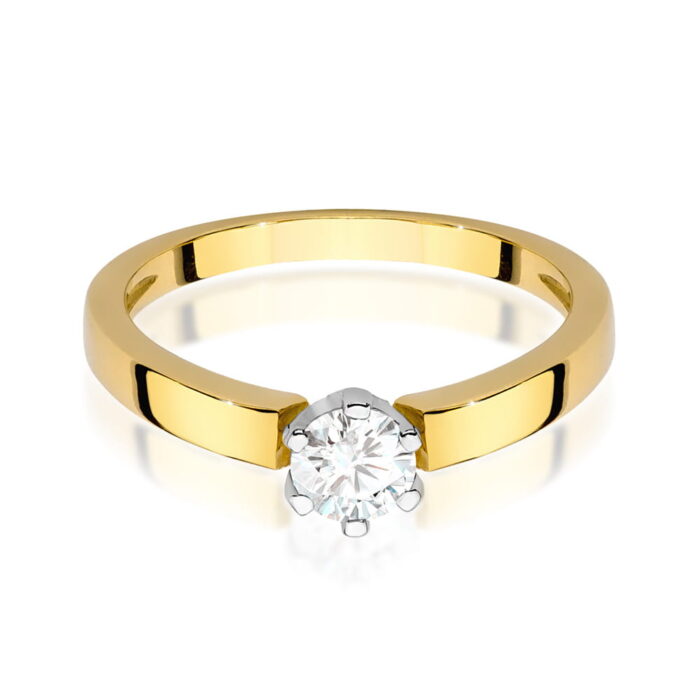 Inel Aur 14K W0562 Diamant Laborator 0.25ct - Imagine 2