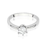 Inel Aur 14K W563 Diamant Cultivat 0.50ct - Imagine 8