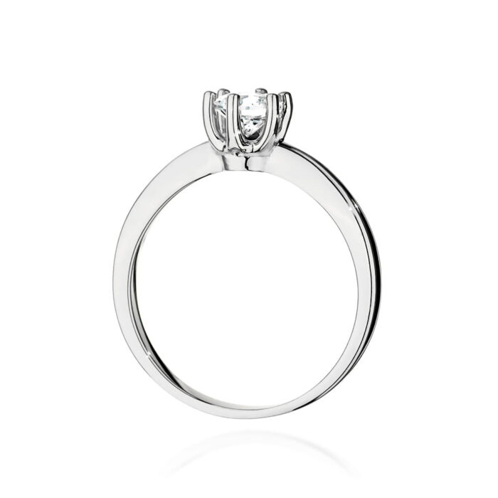 Inel Aur 14K W563 Diamant Cultivat 0.50ct - Imagine 9