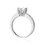 Inel Aur 14K W563 Diamant Cultivat 1.00ct - Imagine 9