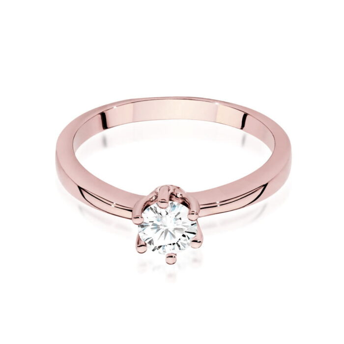 Inel Aur 14K W0563 Diamant 0.40ct - Imagine 5