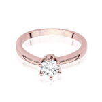 Inel Aur 14K W563 Diamant Cultivat 0.50ct - Imagine 5