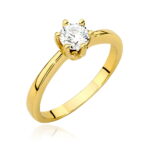 Inel Aur 14K W563 Diamant Cultivat 0.50ct