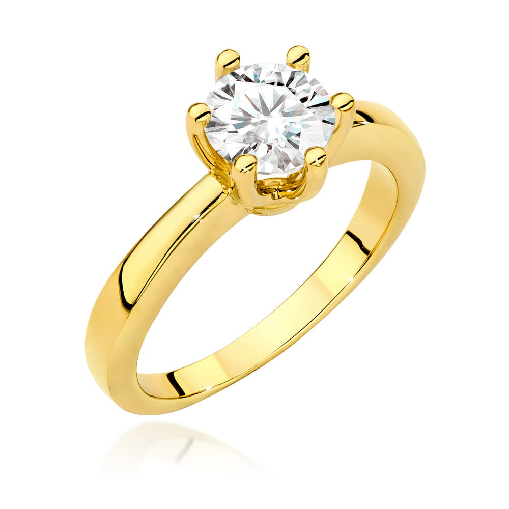 W0563.Z3.LDW_.04_1.jpg Inel Aur 14K W563 Diamant Cultivat 1.00ct - Imagine 1