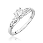 Inel Aur 14K cu Diamante Naturale 0.20 ct - Imagine 5