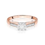 Inel Aur 14K cu Diamante Naturale 0.20 ct - Imagine 9