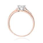 Inel Aur 14K cu Diamante Naturale 0.20 ct - Imagine 10