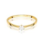 Inel Aur 14K W0579 Diamant 0.10ct - Imagine 2