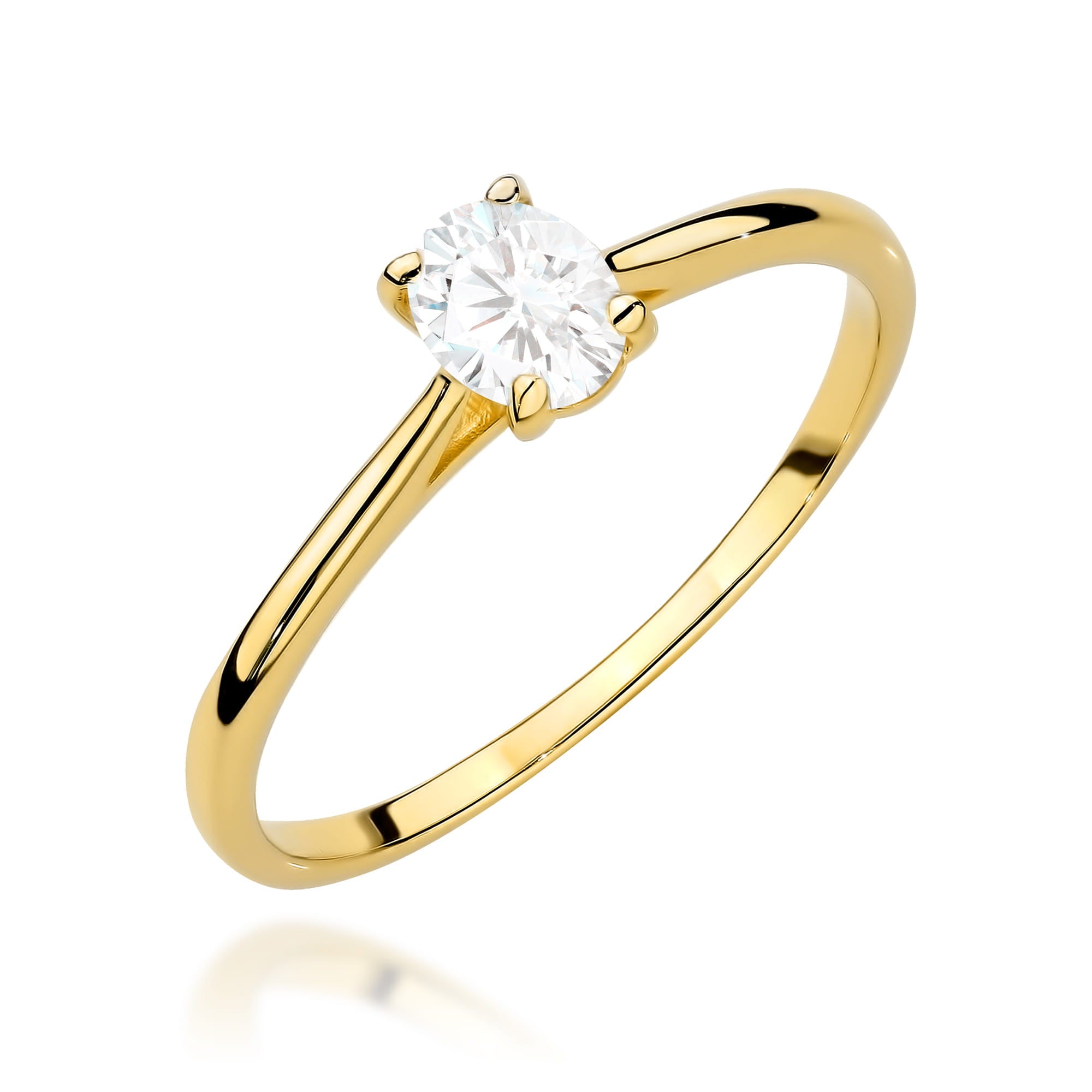 W0581.Z3.LDW_.01_1.jpg Inel Aur 14K W0581 Diamant 0.30ct - Imagine 1