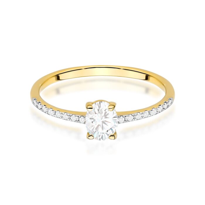 Inel Aur 14K W0582 Diamant Laborator 0.30ct - Imagine 2