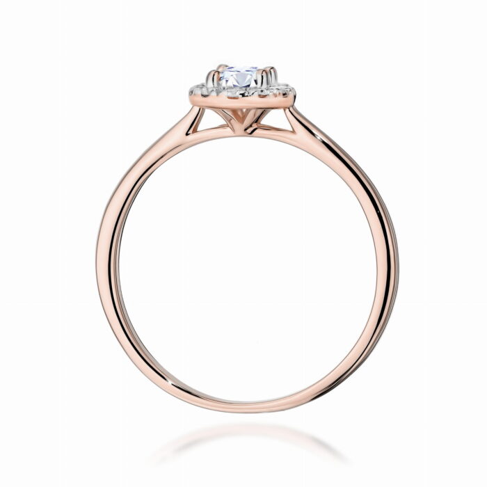 Inel Aur 14K cu Diamante Naturale 0.40 ct - Imagine 11