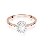Inel Aur 14K W0583 Diamant Crescut în Laborator 0.30ct - Imagine 6