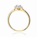 Inel Aur 14K W0583 Diamant Crescut în Laborator 0.30ct - Imagine 3