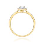 Inel Aur 14K cu Diamante Naturale 0.47 ct - Imagine 3