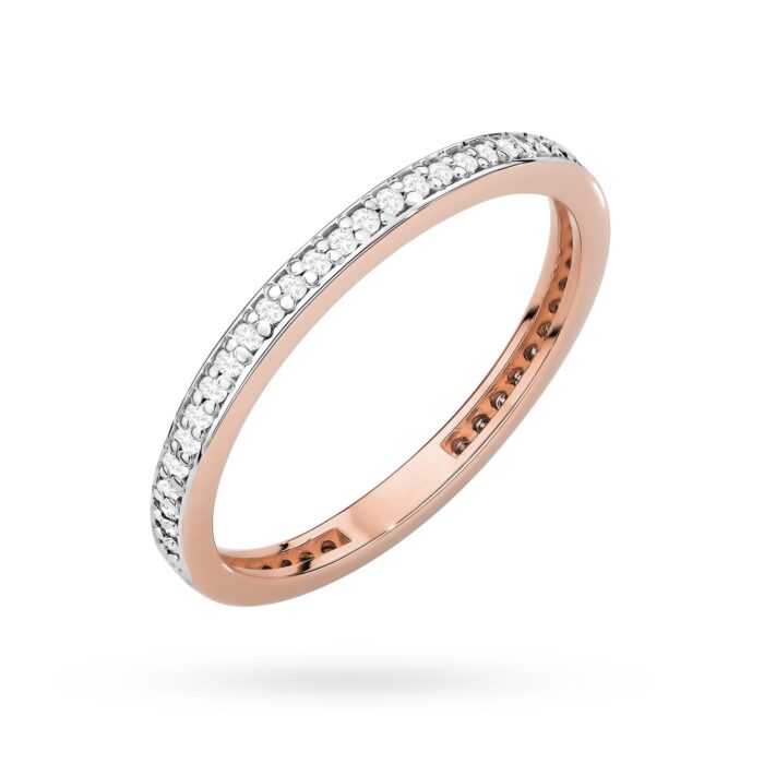 Inel Aur 14K cu Diamante 0.005 ct - Imagine 2