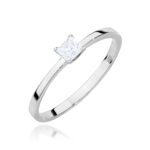 Inel Aur 14K cu Diamant Natural 0.15 ct - Imagine 5