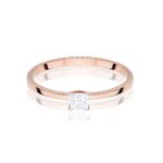 Inel Aur 14K cu Diamant Natural 0.15 ct - Imagine 10