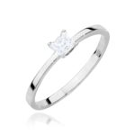 Inel Aur 14K cu Diamant Natural 0.30 ct - Imagine 5