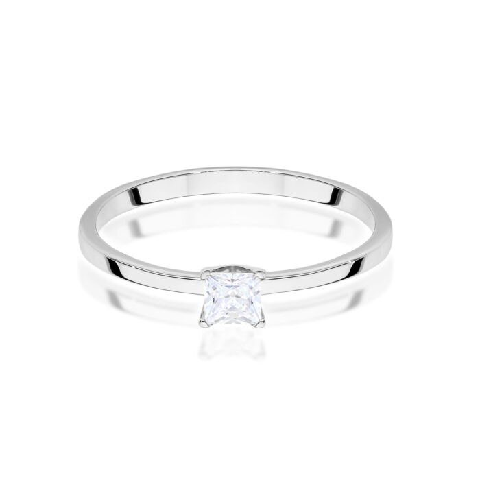 Inel Aur 14K W0587 Diamant Cultivat 0.30ct - Imagine 10