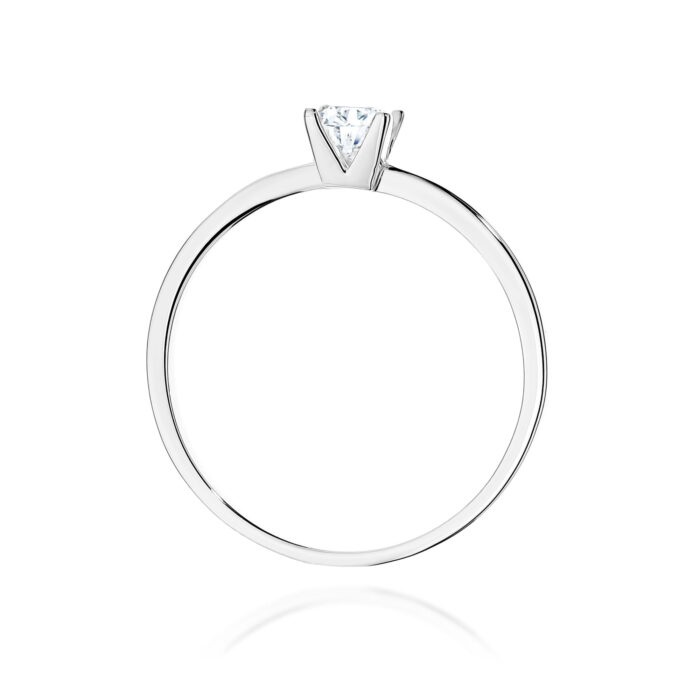 Inel Aur 14K W0587 Diamant Cultivat 0.30ct - Imagine 11