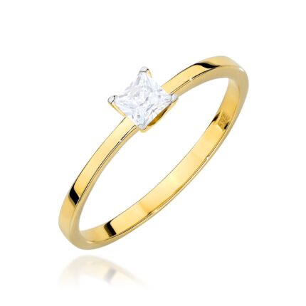 Inel Aur 14K cu Diamant Natural 0.30 ct