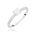 Inel Aur 14K cu Diamante Naturale 0.40 ct - Imagine 5