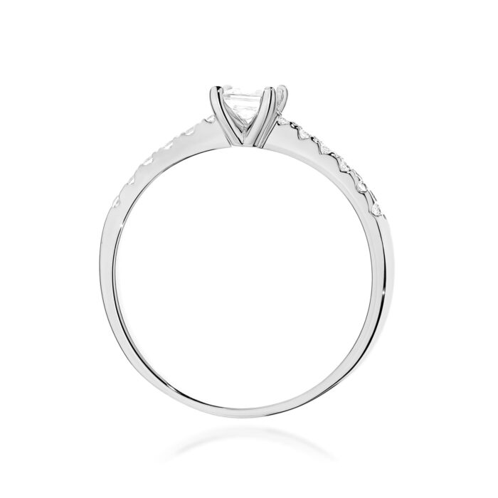 Inel Aur 14K cu Diamante Naturale 0.40 ct - Imagine 7