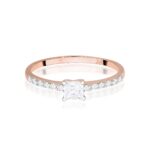 Inel Aur 14K cu Diamante Naturale 0.40 ct - Imagine 10