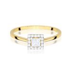 Inel Aur 14K W0590 Diamant 0.23ct - Imagine 2