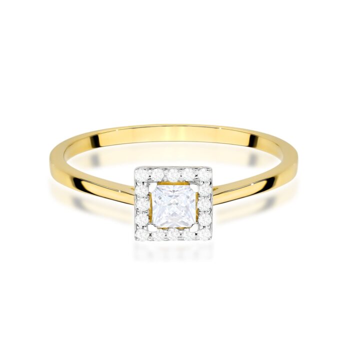 Inel Aur 14K W0590 Diamant 0.23ct - Imagine 2