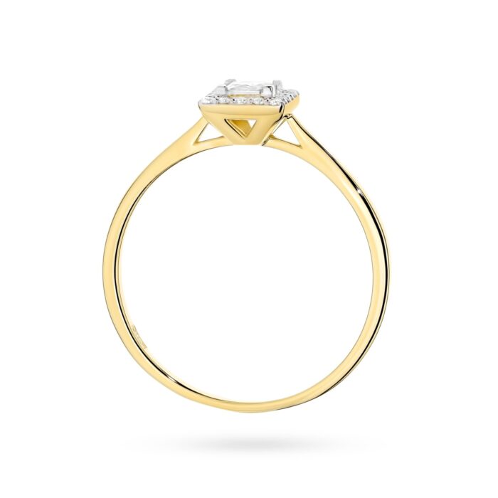 Inel Aur 14K W0590 Diamant 0.23ct - Imagine 3
