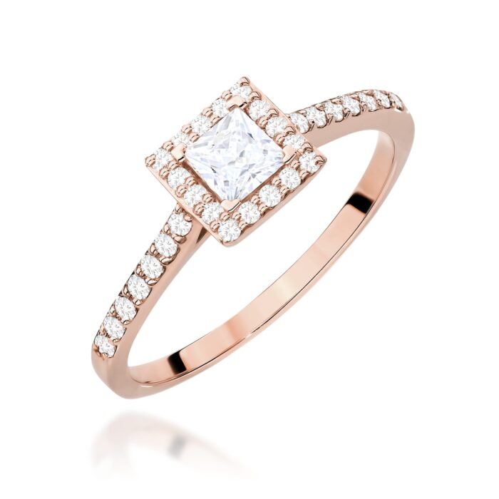 Inel Aur 14K cu Diamante Naturale 0.50 ct - Imagine 9