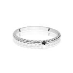 Inel Aur 14K W0601 Diamant Negru 0.02ct - Imagine 10