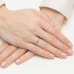 Inel Aur 14K W0601 Diamant Negru 0.02ct - Imagine 12