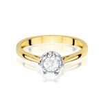 Inel Aur 14K W0605 Diamant Laborator 0.30ct - Imagine 2