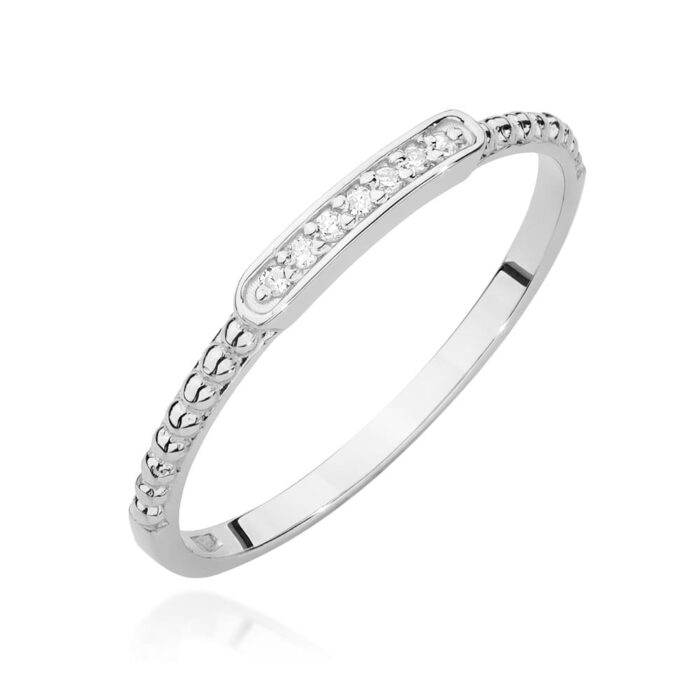 Inel Aur 14K W0606 Diamante 0.04ct - Imagine 9