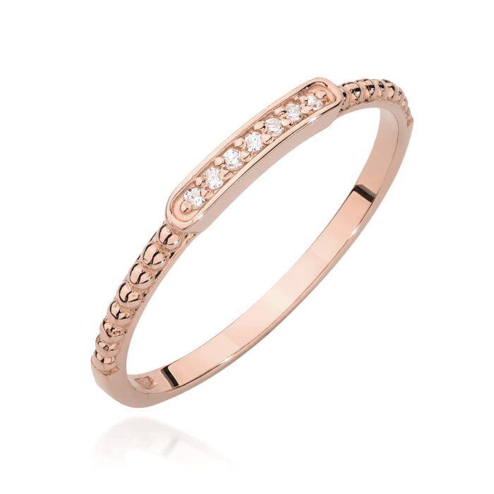 Inel Aur 14K W0606 Diamante 0.04ct - Imagine 5