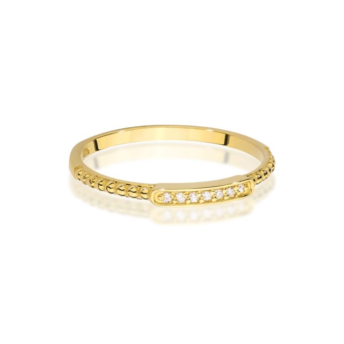 Inel Aur 14K W0606 Diamante 0.04ct - Imagine 2