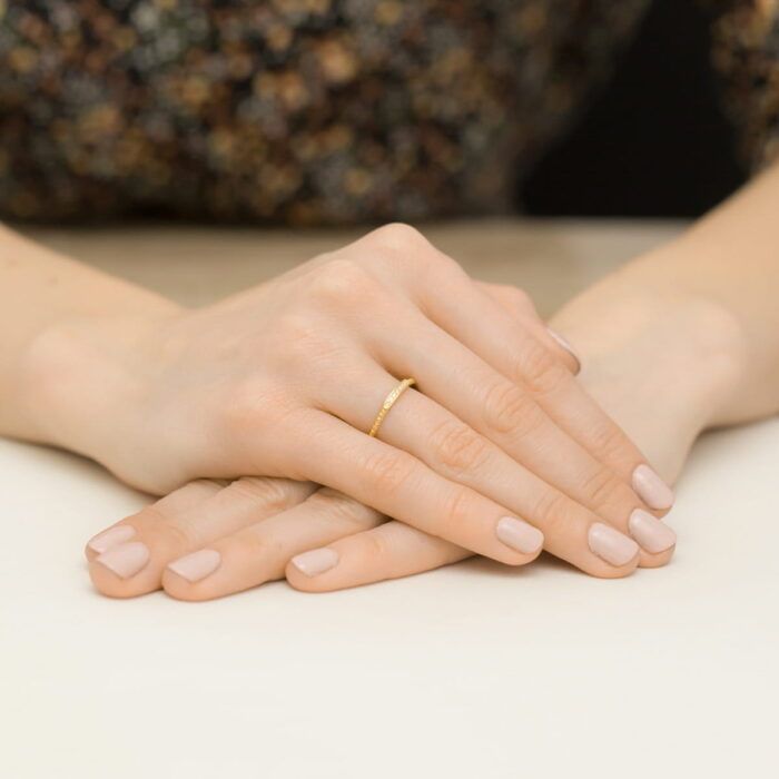 Inel Aur 14K W0606 Diamante 0.04ct - Imagine 4
