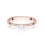 Inel Aur 14K cu Diamante Naturale 0.19 ct - Imagine 10