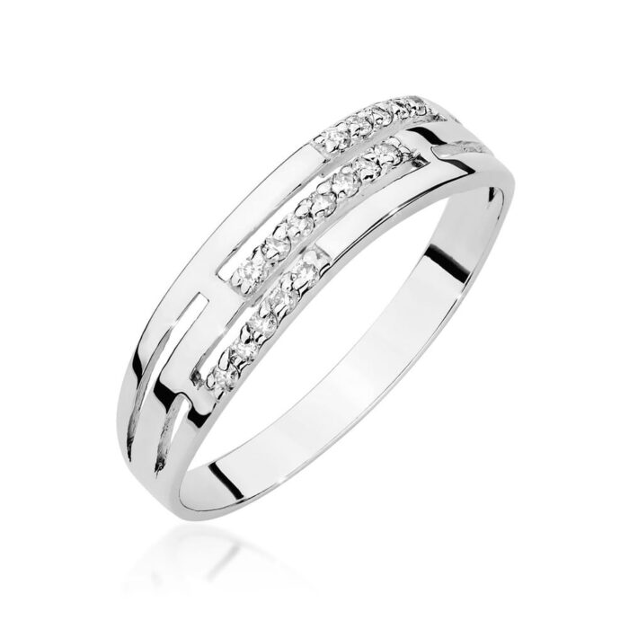 Inel Aur 14K W0612 Diamante 0.15ct - Imagine 9