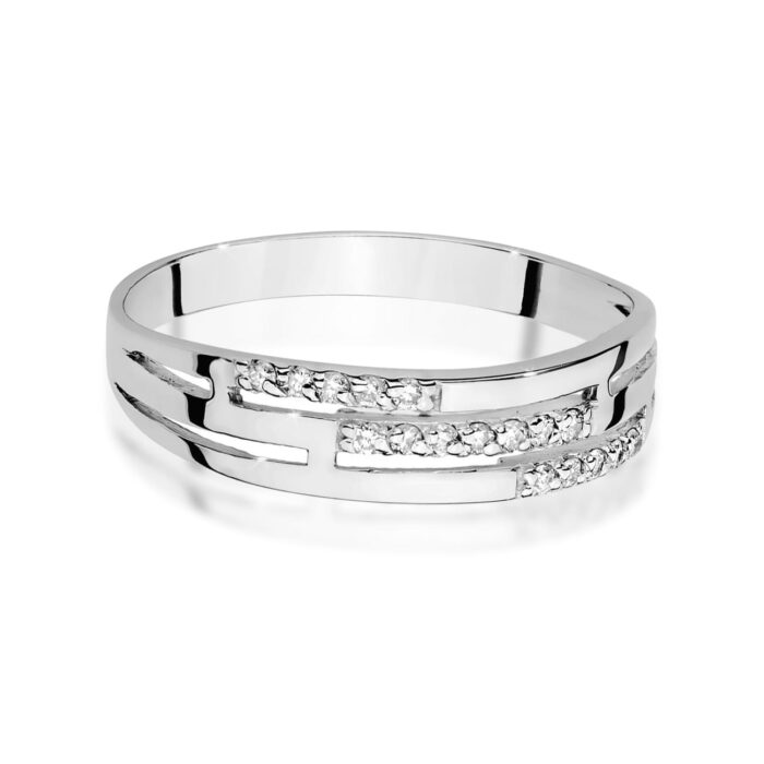 Inel Aur 14K W0612 Diamante 0.15ct - Imagine 10