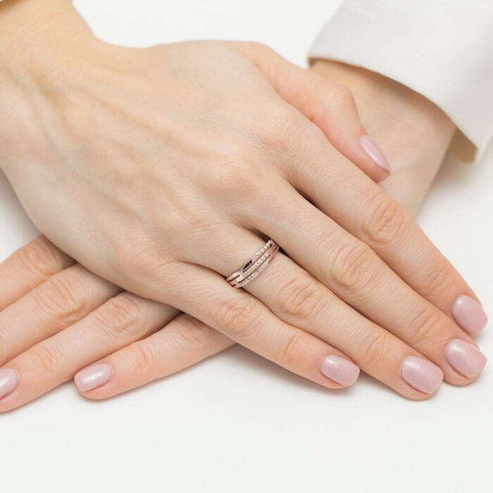 Inel Aur 14K W0612 Diamante 0.15ct - Imagine 8