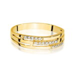 Inel Aur 14K W0612 Diamante 0.15ct - Imagine 2